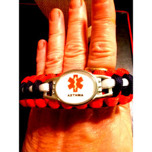 Asthma~Braided Bracelet~Very Sturdy